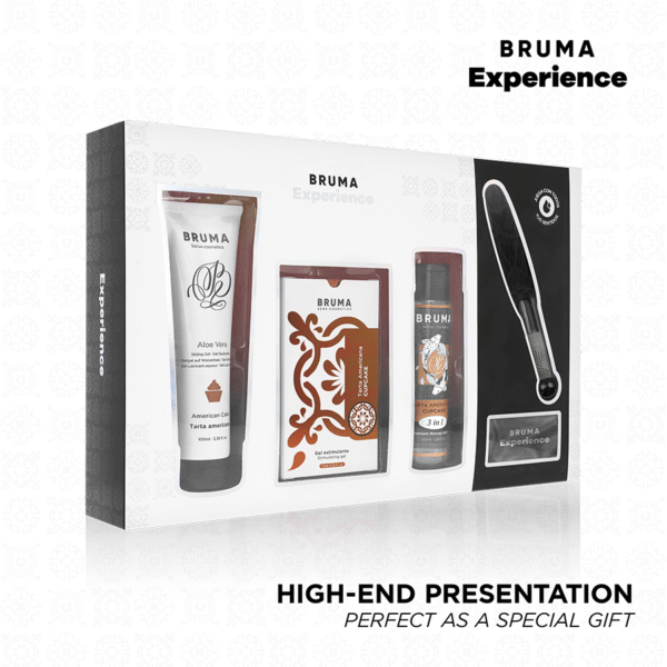 POTENTE - BRUMA XPERIENCE - KIT DE TENTAÇÃO DOCE AMERICANA TART COM POTENCIALIZADOR DE ORGASMO