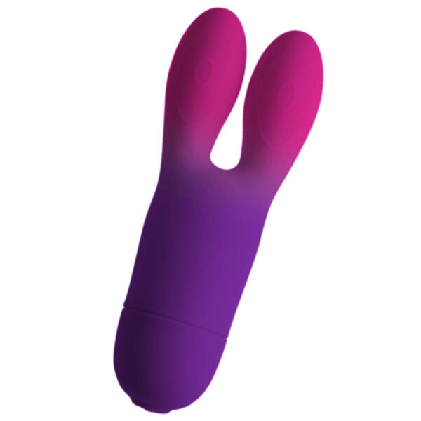 POTENTE - ROCKS-OFF - VIBRADOR FLEXÍVEL GLO-GIRL BUNNY ROXO