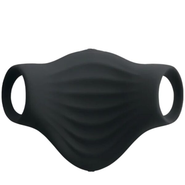 POTENTE - ROCKS-OFF - MASTURBADOR VIBRADOR FLEXÍVEL PALM BLACK