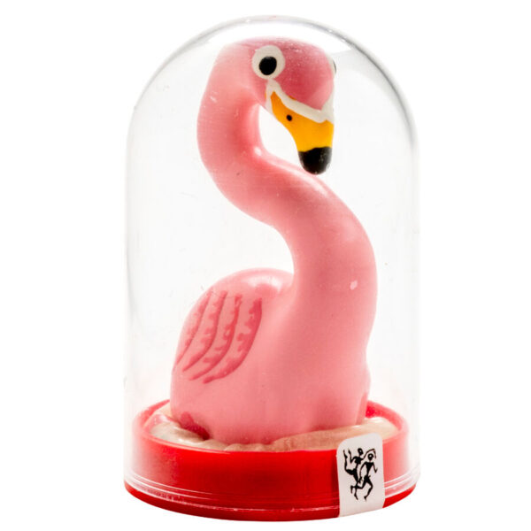 POTENTE - CONDOMERIE - PRESERVATIVOS NOVIDADES PINTADOS À MÃO FLAMINGO ROSA