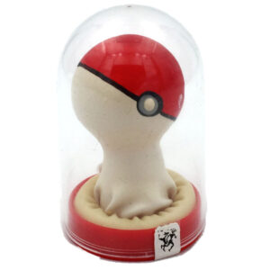 POTENTE - CONDOMERIE - PRESERVATIVOS NOVIDADES PINTADOS À MÃO POKEBALL VERMELHO-BRANCO