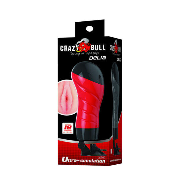 POTENTE - CRAZY BULL - FLORA VAGINA COM BASE MASTURBADOR DE VOZ
