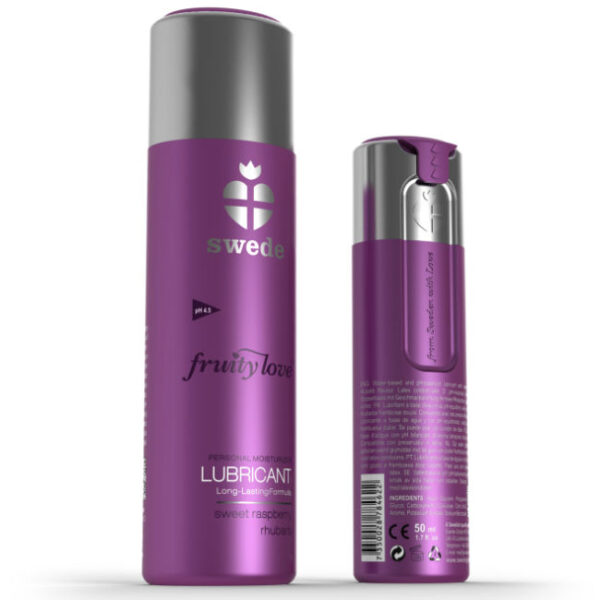 POTENTE - SWEDE - LUBRIFICANTE FRUITY LOVE FRAMBOESA RHUBARB 50 ML