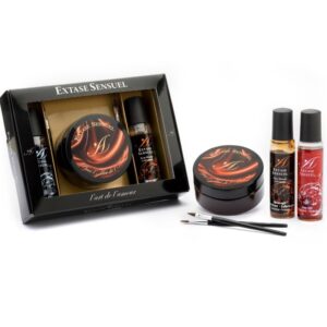 POTENTE - EXTASE SENSUAL - KIT DE PEITO DE CHOCOLATE AFRODISÍACO
