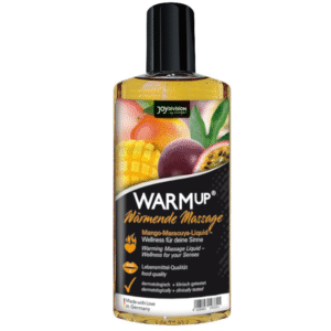 POTENTE - JOYDIVISION AQUAGLIDE - ÓLEO DE MASSAGEM DE MANGA E MARACUIA WARMUP 150 ML