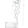 PASSION - MULHER BS026 BODYSTOCKING VESTIDO BRANCO ESTILO TAMANHO ÚNICO - Image 2