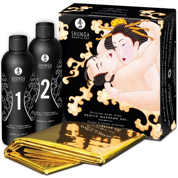 POTENTE - SHUNGA - GEL DE MASSAGEM ERÓTICO CORPO A CORPO MELÃO ORIENTAL MANGA