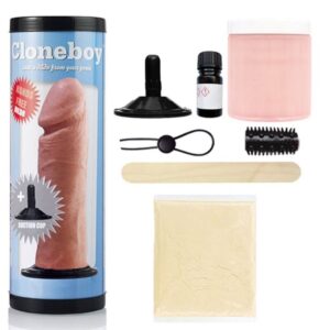 POTENTE - CLONEBOY - DILDO E TAMPA DE SUCÇÃO ROSA