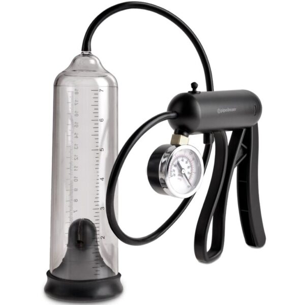 POTENTE - PUMP WORX - BOMBA DE POTÊNCIA PRO-GAUGE TRANSPARENTE