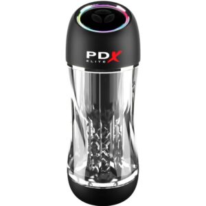 POTENTE - PDX ELITE - VIBRADOR STROKER VIEWTUBE PRO TRANSPARENTE