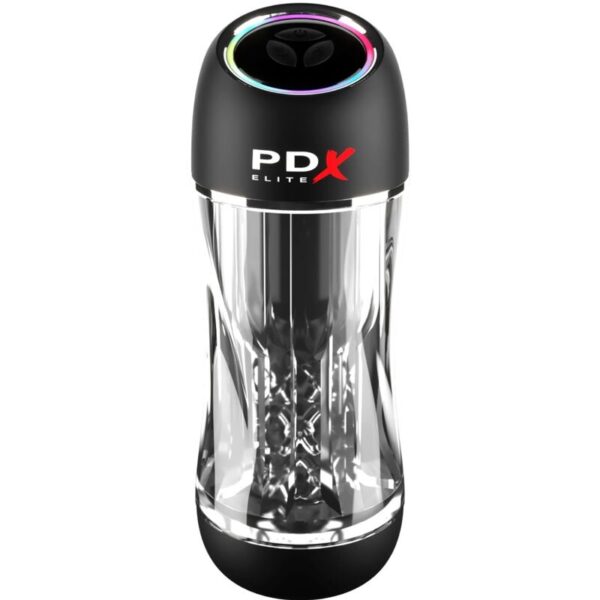POTENTE - PDX ELITE - VIBRADOR STROKER VIEWTUBE PRO TRANSPARENTE