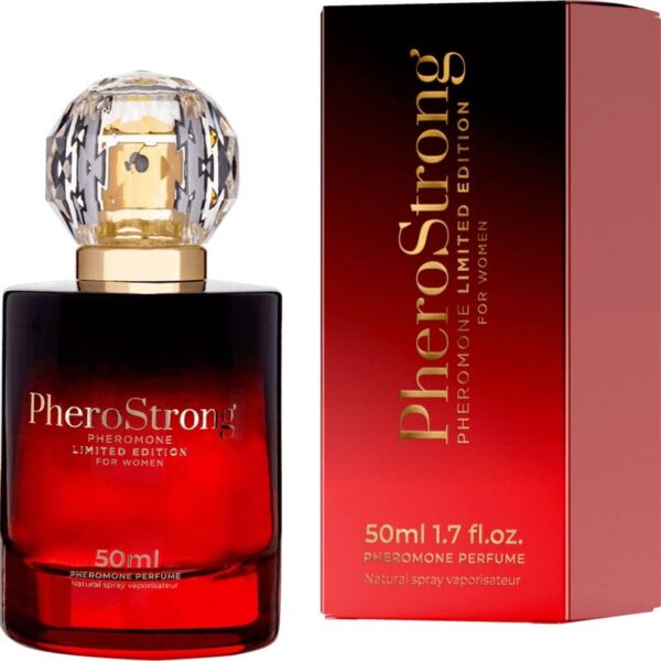 POTENTE - PHEROSTRONG - PEREFUME DE FEROMONAS EDIO LIMITADA PARA MULHERES 50 ML