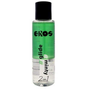 POTENTE - EROS - LUBRIFICANTE À BASE DE SILICONE "2 IN 1"GLIDE MENTA 100 ML