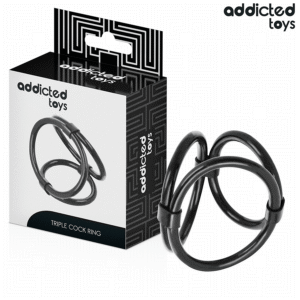POTENTE - ADDICTED TOYS - ANEL TRIPLO PARA O PÊNIS