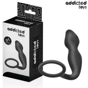 POTENTE - ADDICTED TOYS - PLUG ANAL COM ANEL MODELO 2
