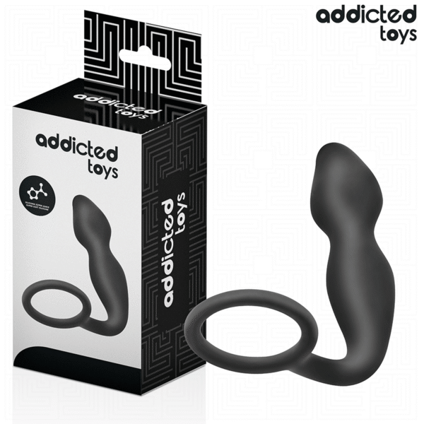 POTENTE - ADDICTED TOYS - PLUG ANAL COM ANEL MODELO 2