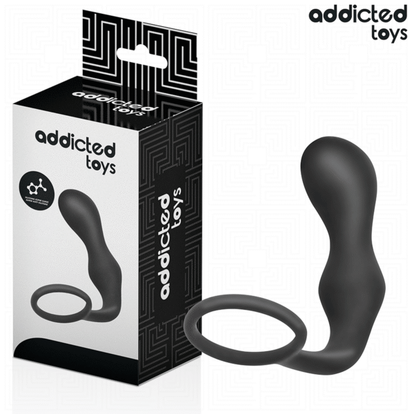POTENTE - ADDICTED TOYS - PLUG ANAL COM ANEL MODELO 3