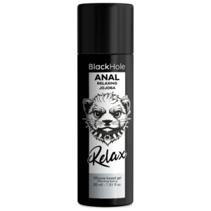 POTENTE - BLACK HOLE - RELAXANTE ANAL JOJOBA RELAX BASE DE SILICONE 30 ML