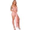 LIVCO CORSETTI FASHION - HYEONA 1710 BABYDOLL + TANGA ROSE S - Image 3