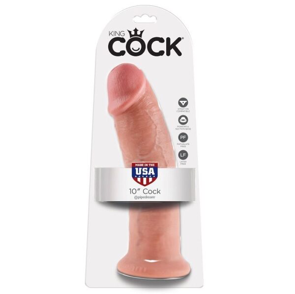 POTENTE - KING COCK - 10 CARNE DE DILDO 25.4 CM