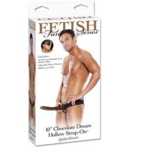 POTENTE - FETISH FANTASY SERIES - CHOCOLATE DREAM OCO STRAP-ON