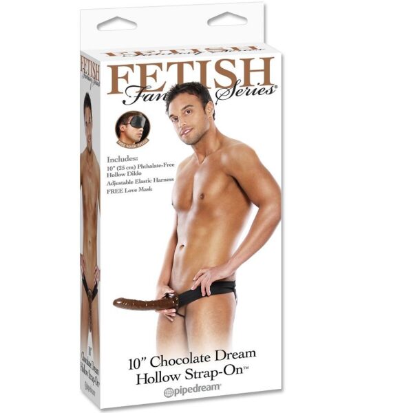 POTENTE - FETISH FANTASY SERIES - CHOCOLATE DREAM OCO STRAP-ON