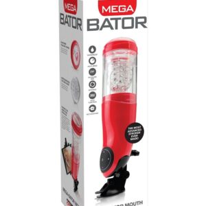 POTENTE - EXTREME TOYZ - PDX MEGA BATOR USB MASTURBADOR MASCULINO BOCA VERMELHO