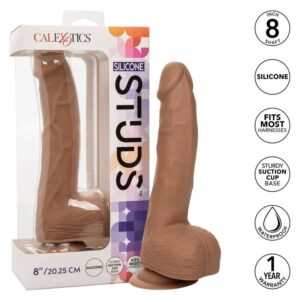 POTENTE - CALEXOTICS - PREGOS DE SILICONE 20.32 CM CASTANHO