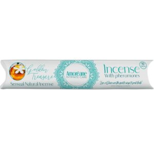 POTENTE - AMOREANE - INCENSO TESOURO DOURADO COM FEROMONAS AROMA DE JASMIM