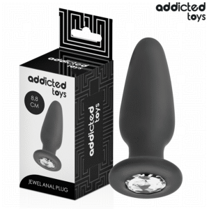 POTENTE - ADDICTED TOYS - PLUG ANAL COM JOIA TAMANHO S 8