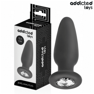POTENTE - ADDICTED TOYS - PLUG ANAL COM JOIA TAMANHO L 12
