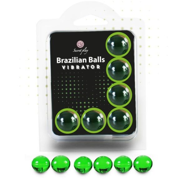 POTENTE - SECRETPLAY - CONJUNTO 6 BOLAS BRASILEIRAS VIBRADOR