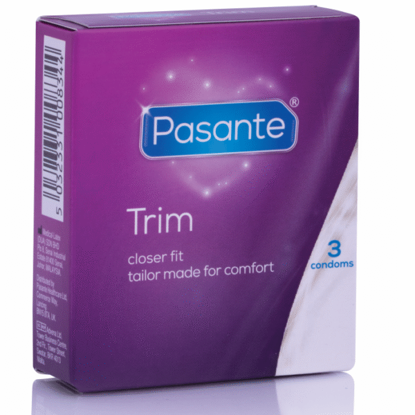 POTENTE - PASANTE - THIN TRIM MS THIN PRESERVATIVO DE 3 UNIDADES