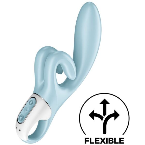 POTENTE - SATISFYER - TOUCH ME COELHO VIBRAO AZUL
