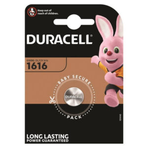 POTENTE - DURACELL - BATERIA BOTO LITIO CR1616 3V 1 UNIDADE