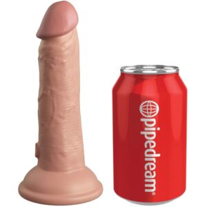 POTENTE - KING COCK - ELITE VIBRADOR REALÍSTICO E SILICONE 15.2 CM