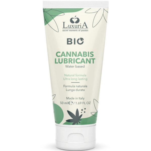 POTENTE - INTIMATELINE - LUXURIA LUBRIFICANTE BASE DE GUA BIO CANNABIS 50 ML