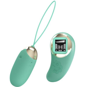 POTENTE - PRETTY LOVE - MINA DE OVOS VIBRANTES DE CONTROLE REMOTO VERDE