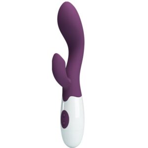 POTENTE - PRETTY LOVE - VIBRADOR G-SPOT BRILHANTE ROXO