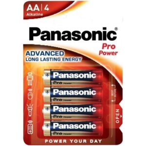 POTENTE - PANASONIC - BATERIA AA ALCALINA PRO POWER LR6 BLISTER*4
