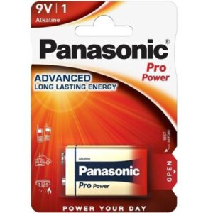 POTENTE - PANASONIC - BATERIA ALCALINA PRO POWER 9V LR61 BLISTER*1