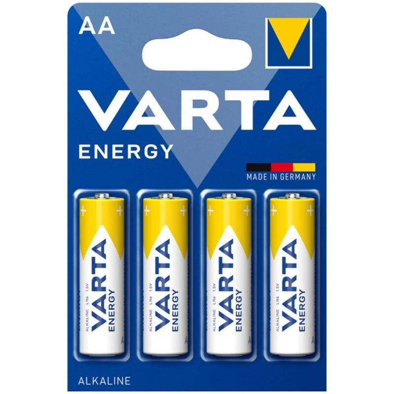 POTENTE - VARTA - PILHA ALCALINA ENERGÉTICA AA LR6 BLISTER*4