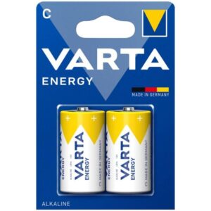 POTENTE - VARTA - PILHA ALCALINA ENERGÉTICA C LR14 BLISTER*2