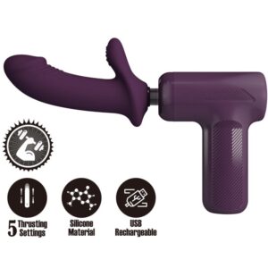 POTENTE - PRETTY LOVE - DJ SCHOLAR MASSAGER 5 CONFIGURAÇÕES ROXO
