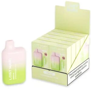 POTENTE - LOST MARY - (EXPOSITOR PROFESSIONAL PACK -10 UNIDADES) BM600 NICOTINE VAPER 2% DESCARTÁVEL MORANGO KIWI