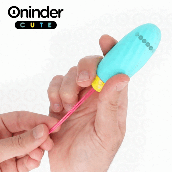 POTENTE - ONINDER CUTE - OVO DE SILICONE VIBRO-GIRATÓRIO LOVE PLEASURE - APLICATIVO MUNDIAL GRATUITO