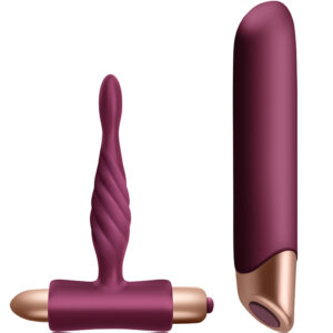POTENTE - CLIMAXIMUM - KIT RAPTURE VIBRADOR CLÁSSICO + PLUG ANAL PARA INICIANTES