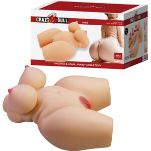 POTENTE - CRAZY BULL - GRACE TRONCO FEMININO REALISTA VAGINA E ANAL 7