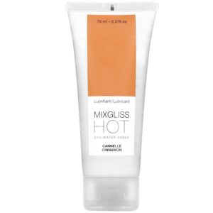 POTENTE - MIXGLISS - LUBRIFICANTE EFEITO CALOR SABOR CANELA 70ML