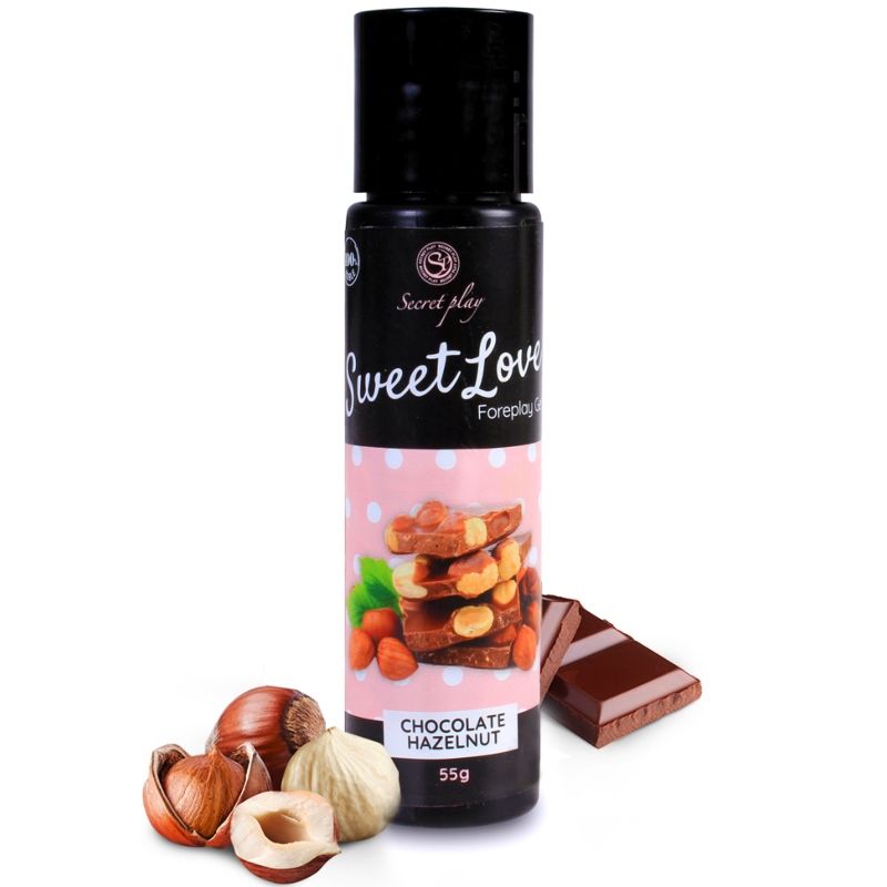 POTENTE - SECRETPLAY - GEL DOCE AMOR CHOCOLATE COM AVELÃ 60 ML